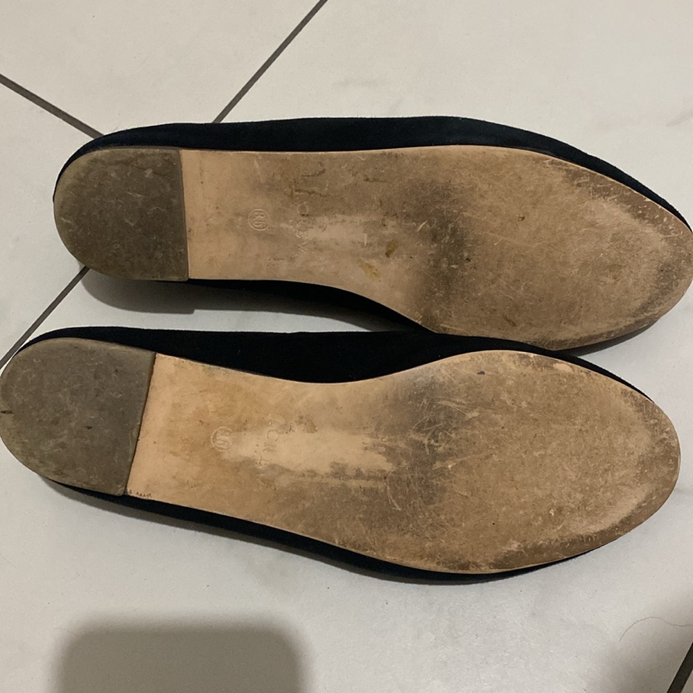 J. Crew black suede flats, size 8.5 - Picture 4 of 5